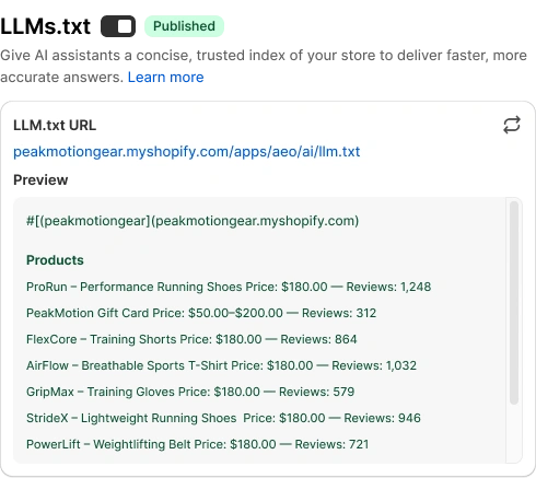 Generate LLMs.txt with Just One Click